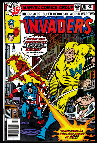 1978 Marvel The Invaders #35 VF+