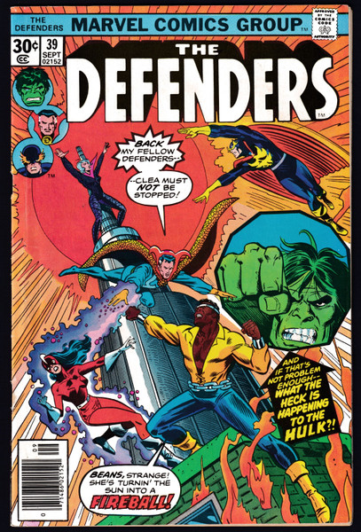 1976 Marvel The Defenders #39 FN