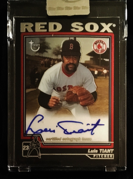 2004 Topps Retired Signature Edition Luis Tiant Auto