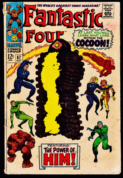 1967 Marvel Fantastic Four #67 GD+ 1st Appearance of (Him) Adam Warlock