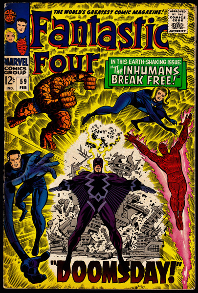 1967 Marvel Fantastic Four #59 FN-