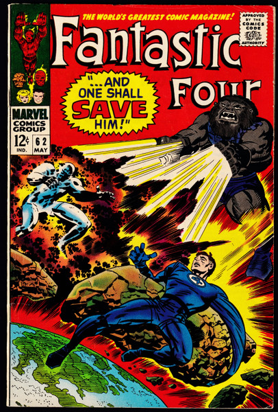 1967 Marvel Fantastic Four #62 FN- 1st Appearance of Blastaar