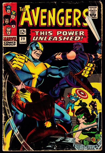 1966 Marvel Avengers #29 GD