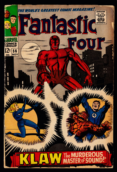 1966 Marvel Fantastic Four #56 GD