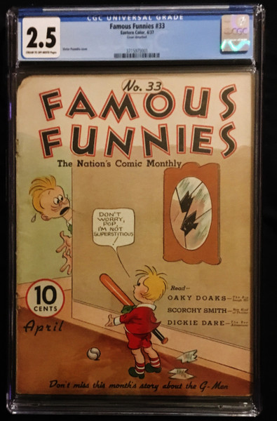 1937 Eastern Color Famous Funnies #33 CGC 2.5