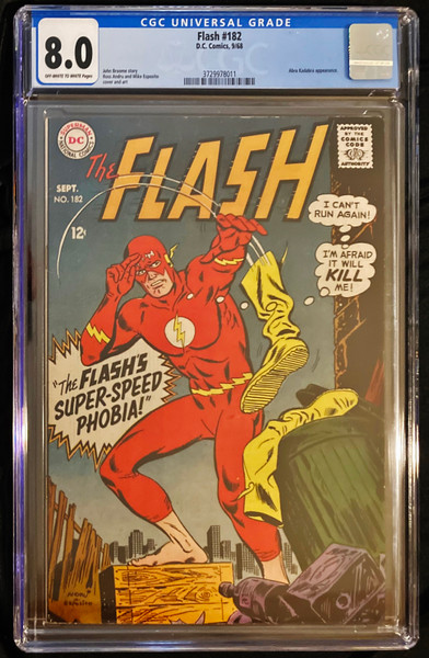 1968 DC Flash #182 CGC 8.0