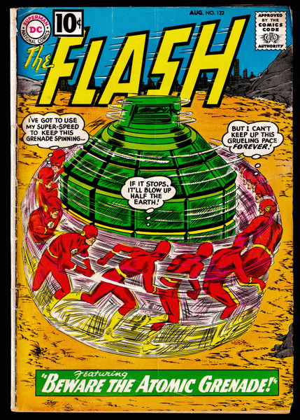 1961 DC Flash #122 GD/VG 1st Appearance Of The Top