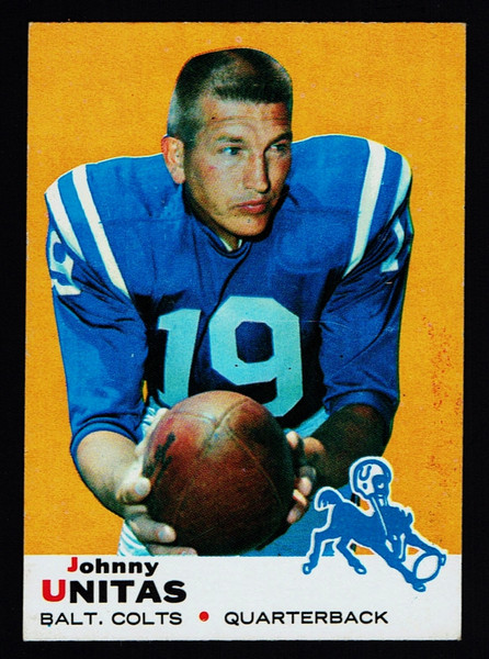 1969 Topps #025 Johnny Unitas EXMT