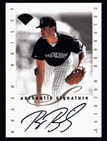 1996 Leaf Signature Series Extended Roger Bailey Auto NMMT or Better