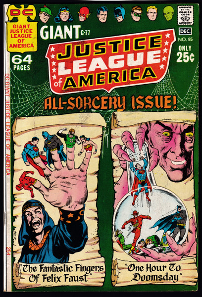 1970 DC Justice League of America #85 VG/FN