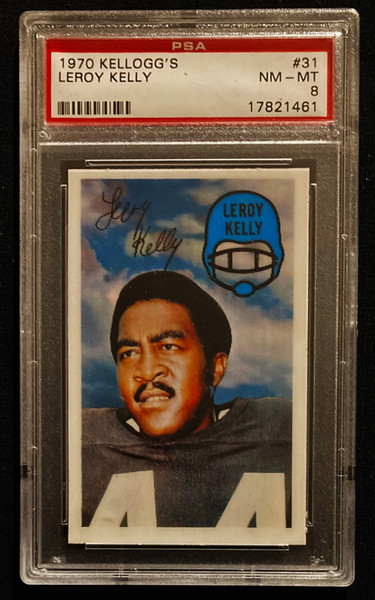 1970 Kellogg's #31 Jim Kelly PSA 8