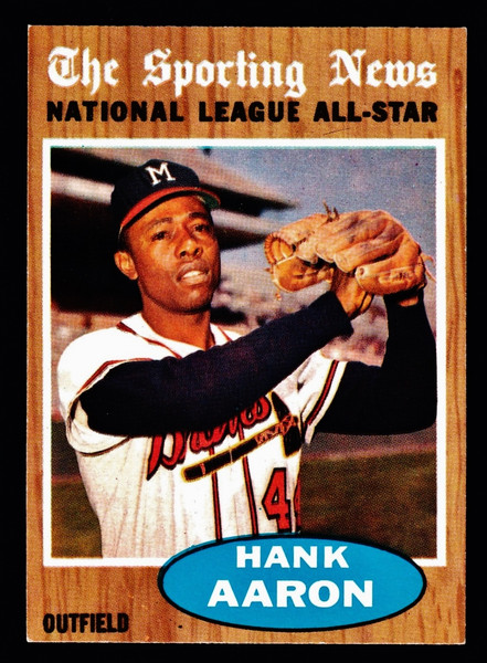 1962 Topps #394 Hank Aaron AS EXMT