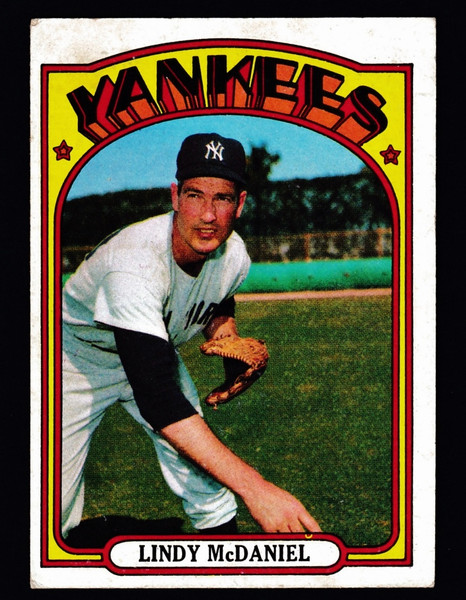 1972 Topps #513 Lindy McDaniel VGEX