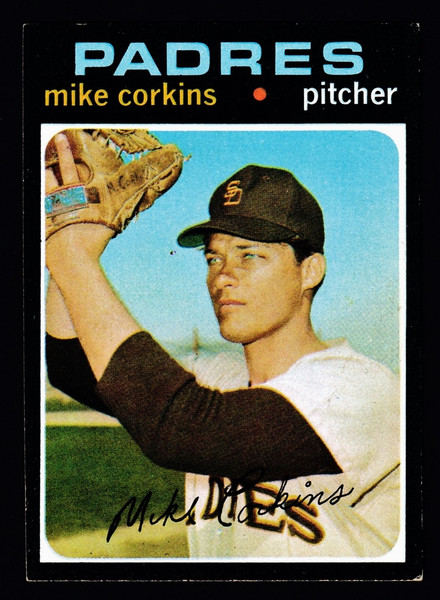 1971 Topps #179 Mike Corkins EX