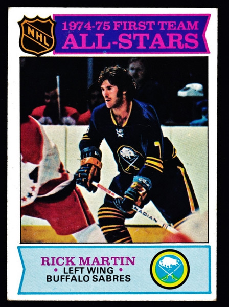1975 Topps #289 Rick Martin AS VG