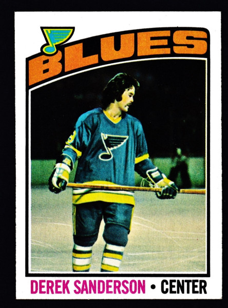 1976 Topps #020 Derek Sanderson EXMT+