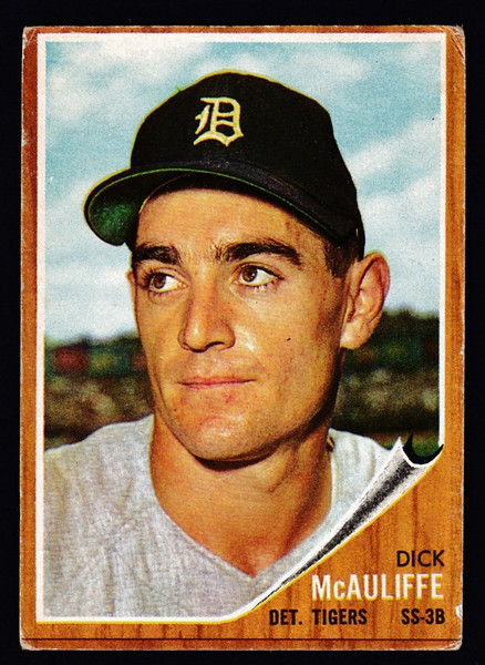 1962 Topps #527 Dick McAuliffe GD