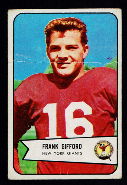 1954 Bowman #55 Frank Gifford Poor