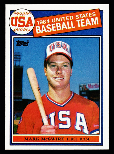 1985 Topps #401 Mark McGwire RC NMMT or Better