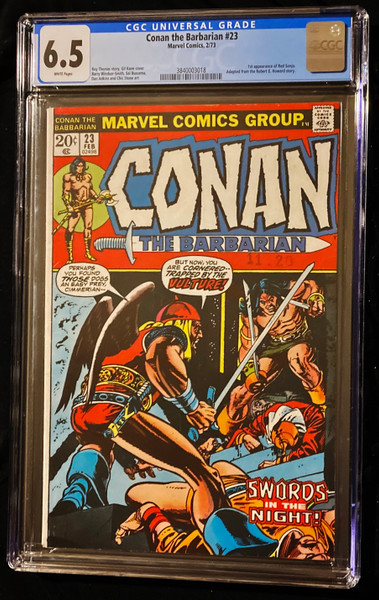 1973 Marvel Conan The Barbarian #23 CGC 6.5 1st Appearance of Red Sonja