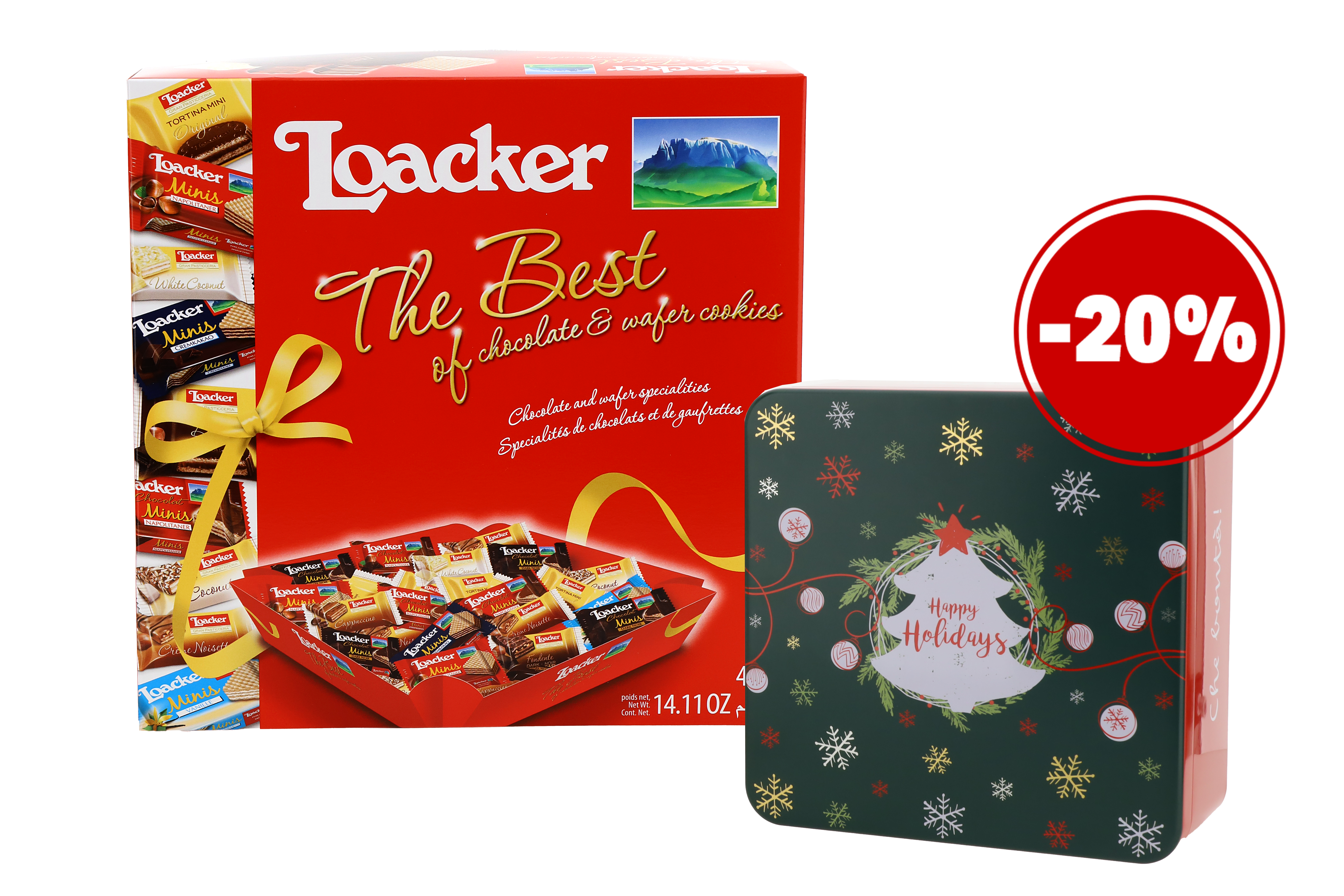 Calendario dell'Avvento e Latta The Best of Holiday