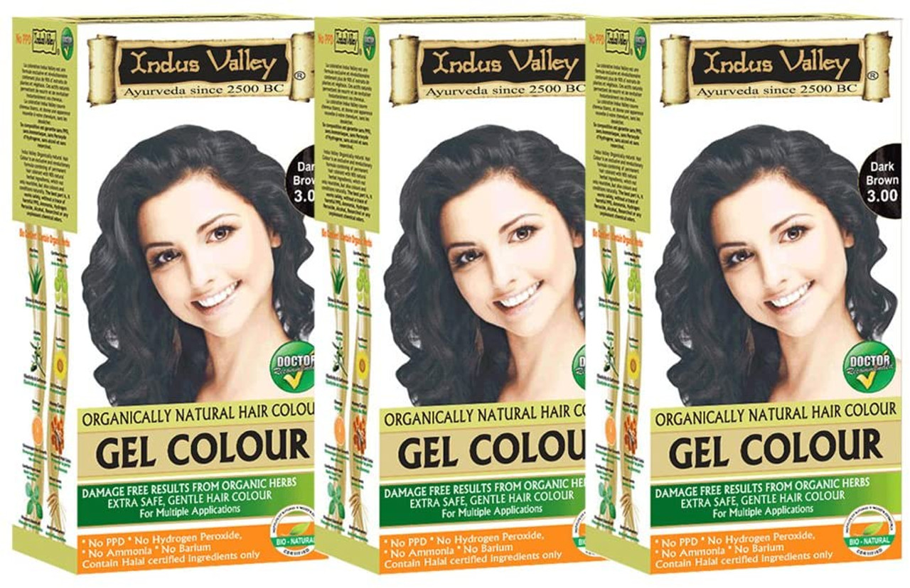 Damage Free Gel Hair Colour 5g  60ml Trial Pack  Indus Valley