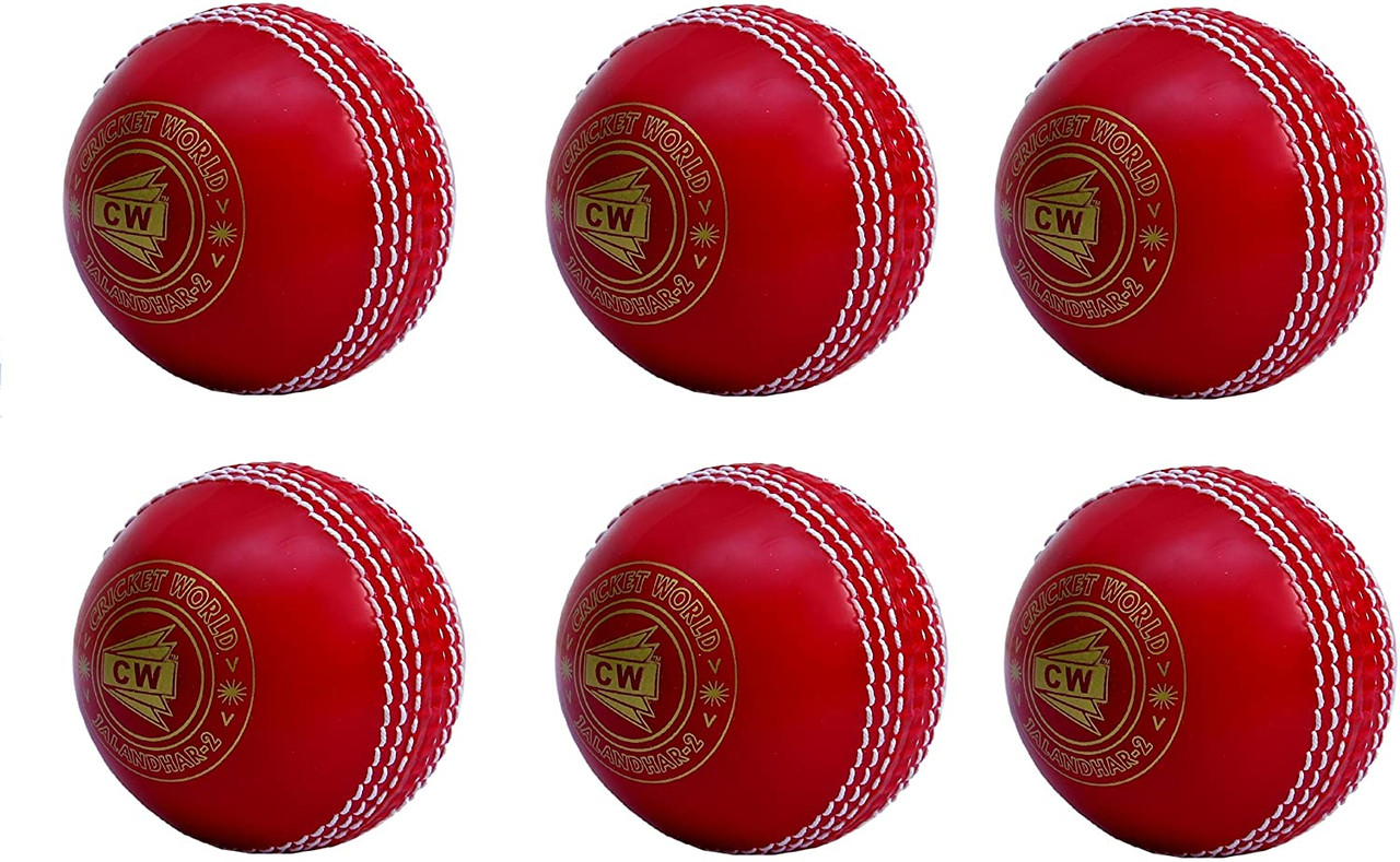 CW SPIN INCREDIBLE PVC POLY SOFT PRACTICE CRICKET BALL FOR ALL AGE PLAYER 6 PC 