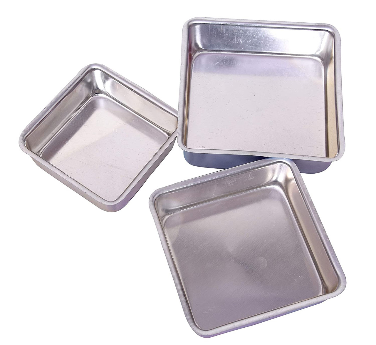 Handi-Foil Square Disposable Aluminum Foil Cake Pan w/Clear Dome Lid 5 –  Foil-Pans.com