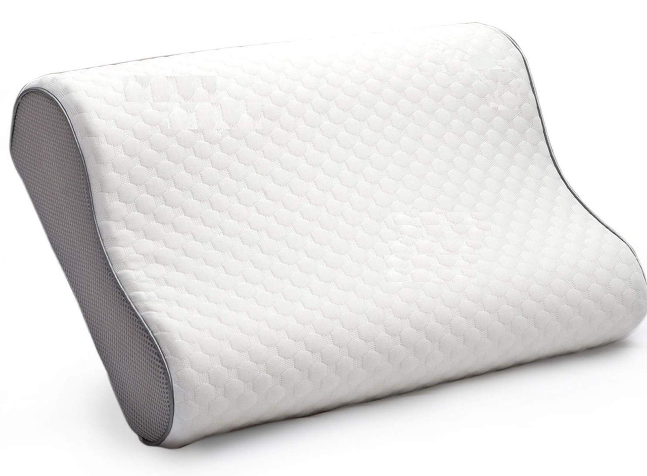PillowLY Cervical Contour Memory Foam Pillow for Neck Pain