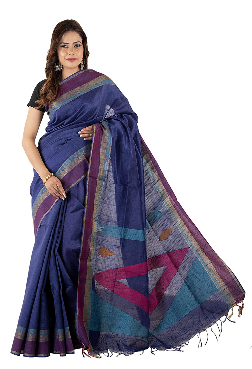 Buy Green Katan Silk Handwoven Floral Banarasi Saree With Running Blouse  For Women by Naaritva India Online at Aza Fashions.