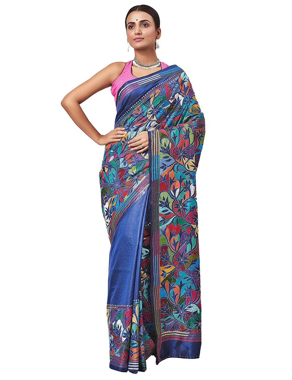 Bishnupuri Biswa Bangla Premium Quality Saree – Varnishtha Women's World