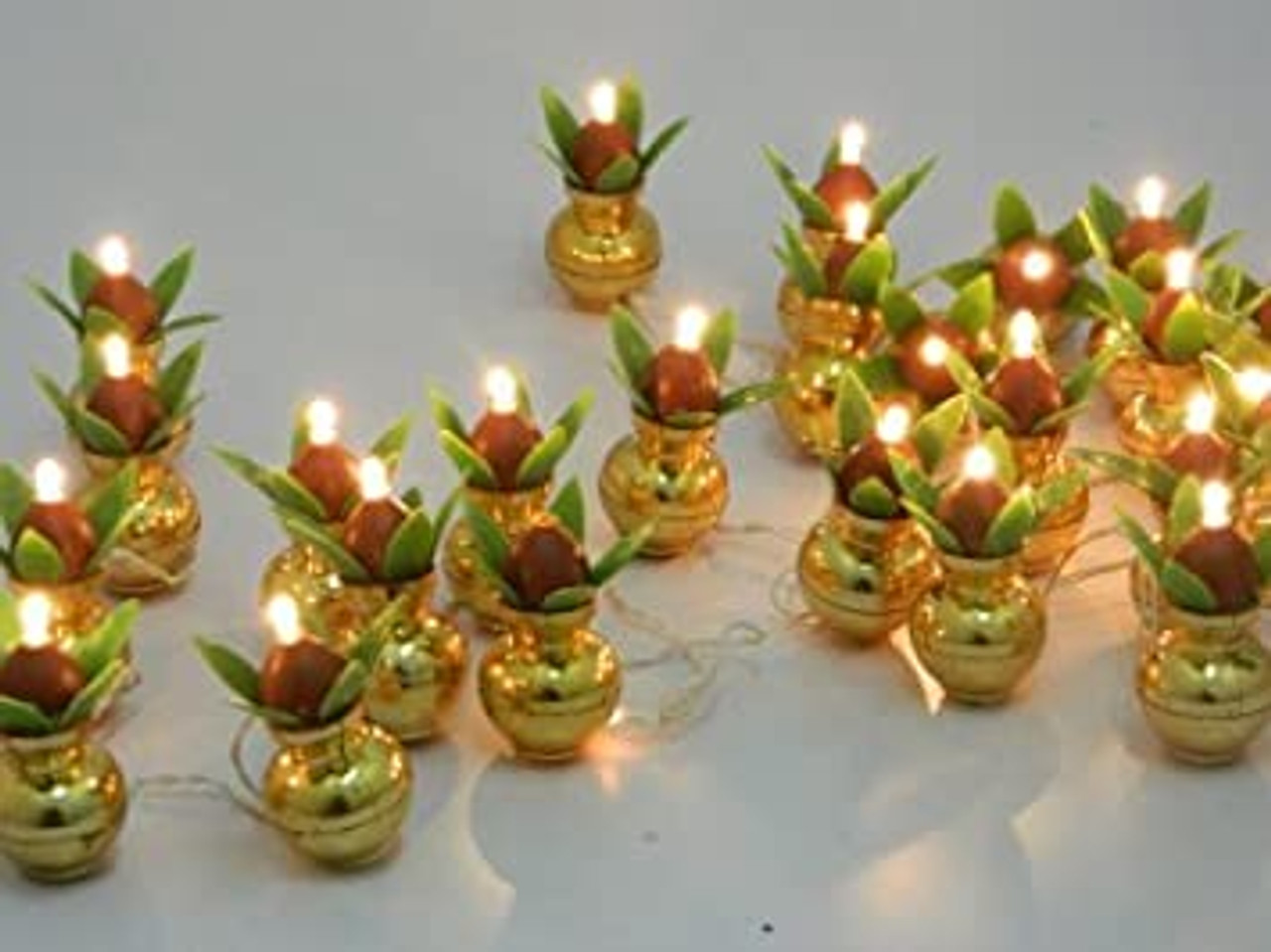 led diya for mandir