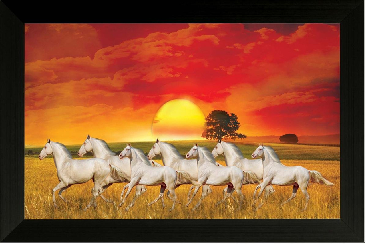 running horses pictures as per vastu