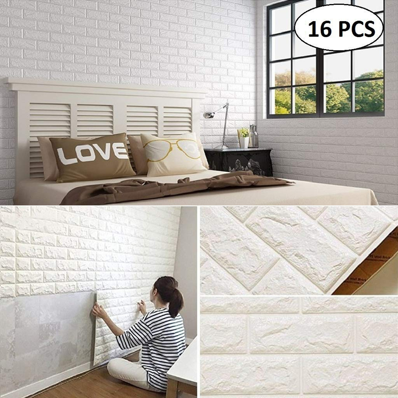 Brick Wallpaper Textured Removable and Waterproof India  Ubuy