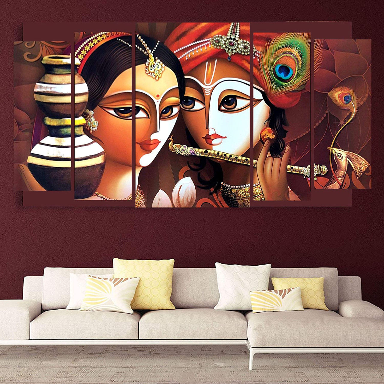 Smooth Acrylic Wall painting, For Decoration, Size: 8/8 at Rs 8000