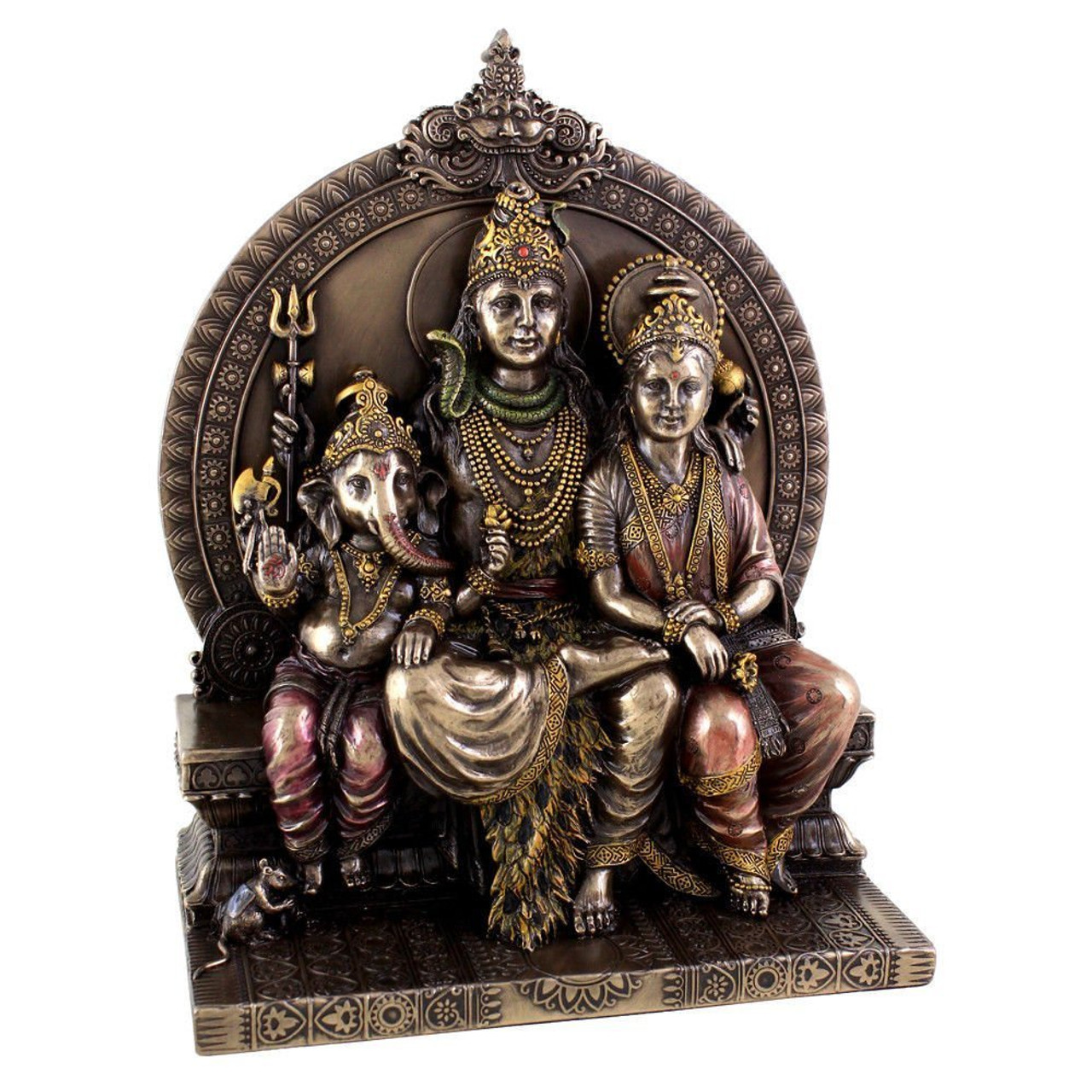 Statuestudio Shiv Parivar Murti for Home Temple India | Ubuy