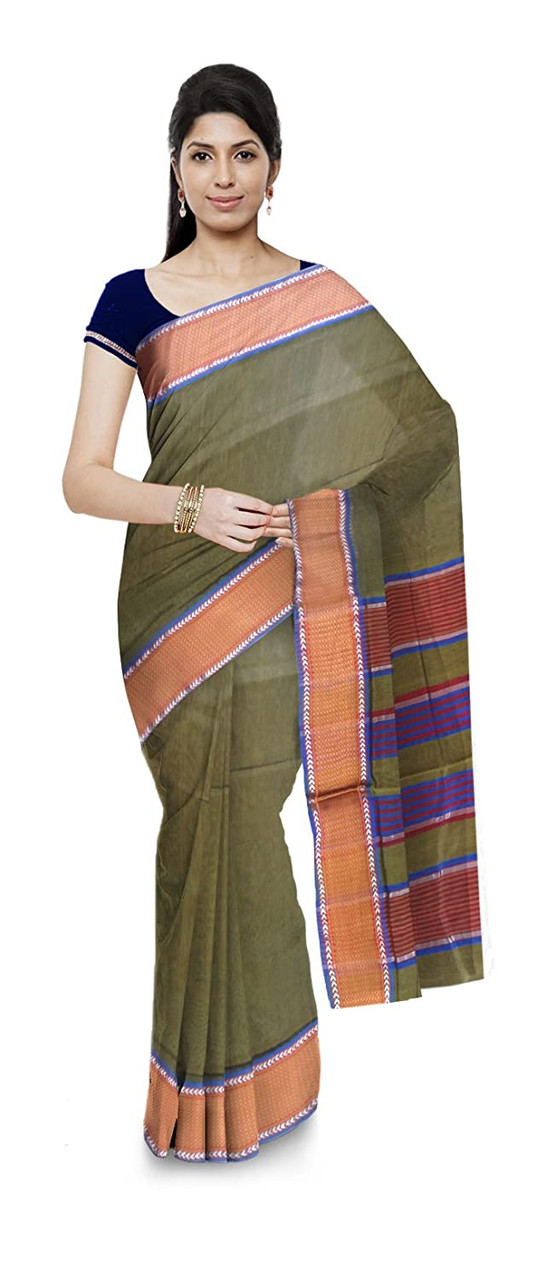 Casual Wear Maheshwari Cotton Silk Saree, 5.5 m (separate blouse piece) at  Rs 3200 in Indore