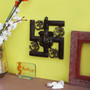 Brass Swastika Om Ganesha Wall Hanging Showpiece, Brass Wall Hanging, Standard, Brass, Weight - 1.2 Kg, Pack of 1 Brass Swastika Om Ganesha Wall Hanging Showpiece, Brass Wall Hanging, Standard, Brass, Weight - 1.2 Kg, Pack of 1