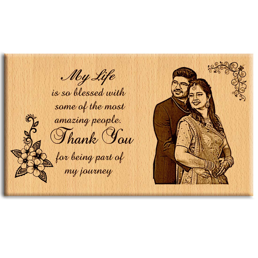 Wooden frame gifts | Personalized with photos Online -Presto