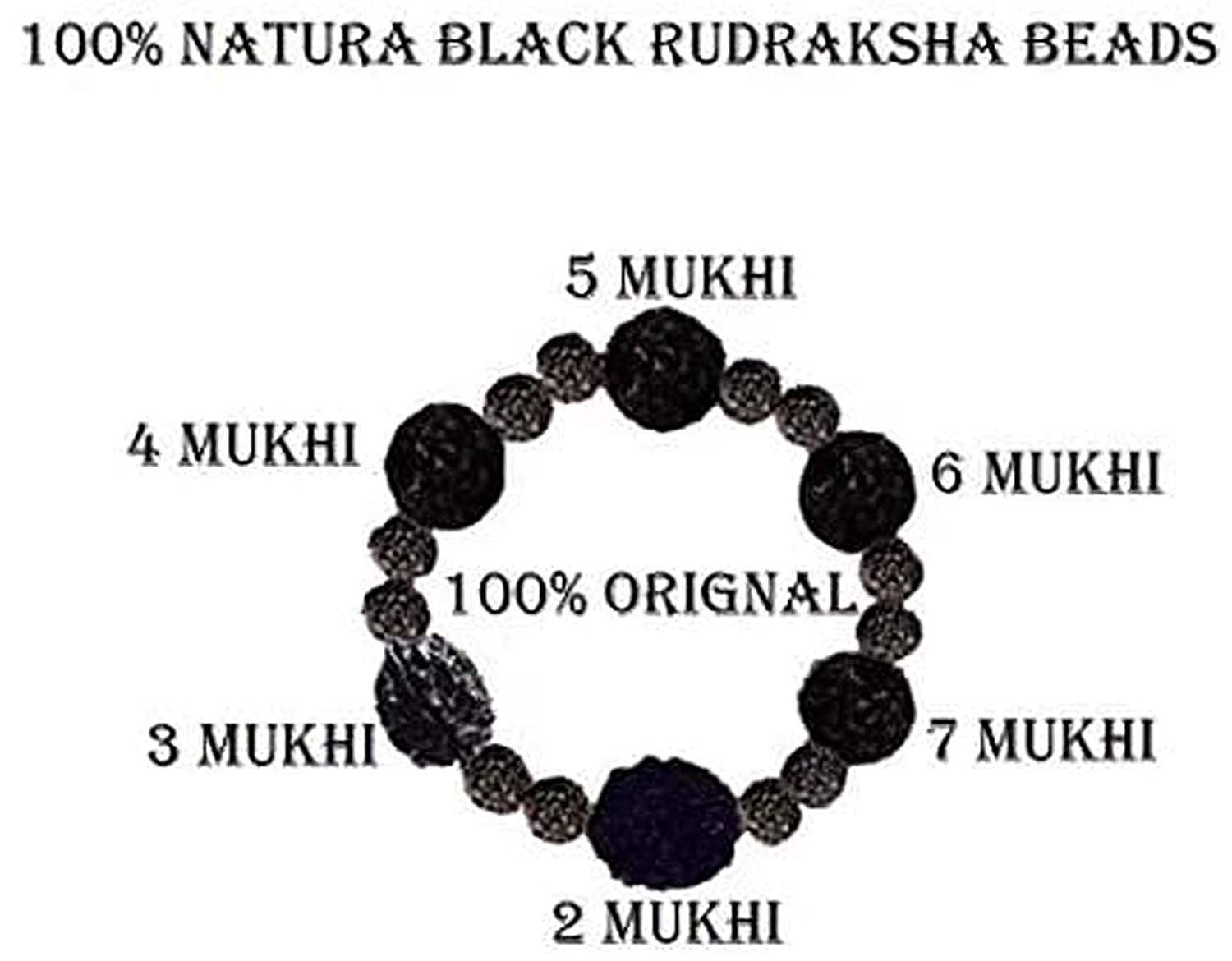 Buy Authentic 5 Mukhi Rudraksha Bracelet For Health | Rudrapuja