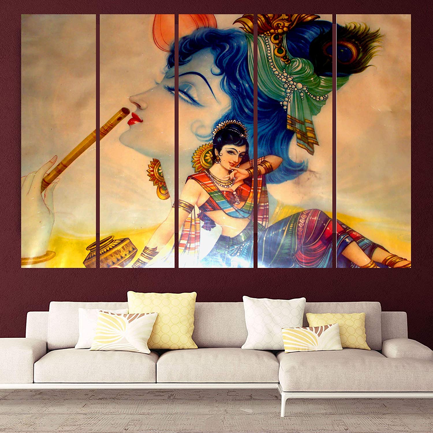 Glossy Acrylic Cartoon Wall Painting, For Home Decor at Rs 150/square feet  in Delhi