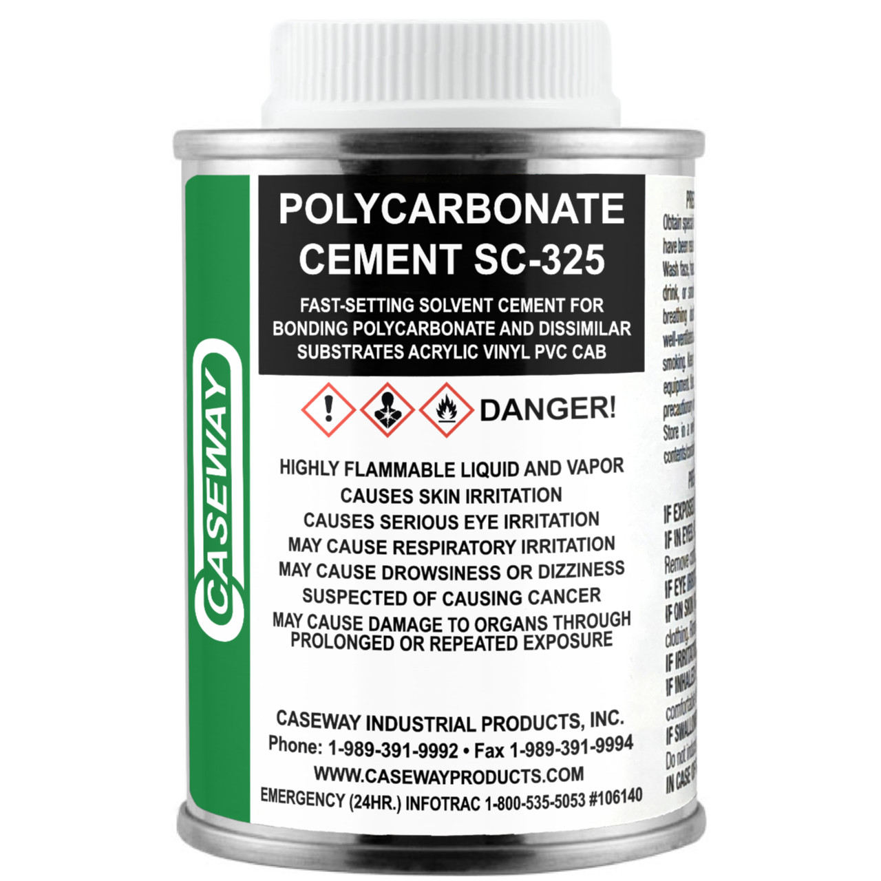SC325 Polycarbonate Solvent Cement