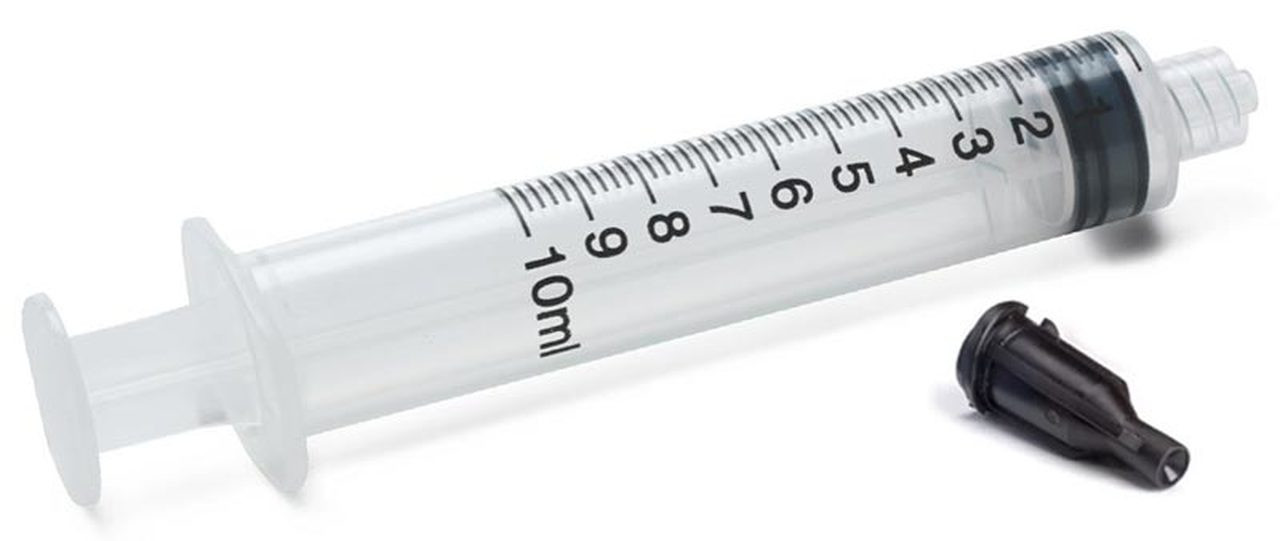 10cc/10ml Luer Lock Dispensing Syringes with Tip Caps