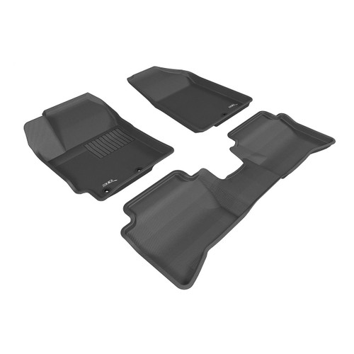 2012-2013 Kia Rio 3D All-Weather Floor Mats - Full Set 2012-2013 Kia Rio 3D All-Weather Floor Mats - Full Set