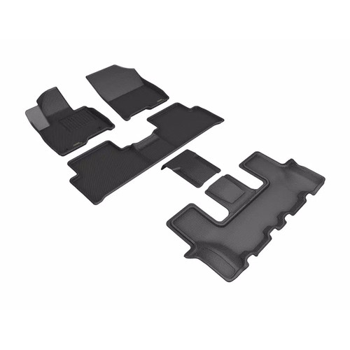 2022-2025 Kia Sorento Hybrid 3D All-Weather Floor Mats - Full Set 2022-2025 Kia Sorento Hybrid 3D All-Weather Floor Mats - Full Set