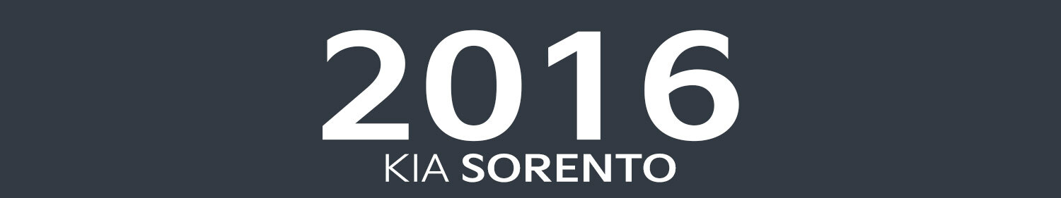 2016 Kia Sorento Accessories & Parts
