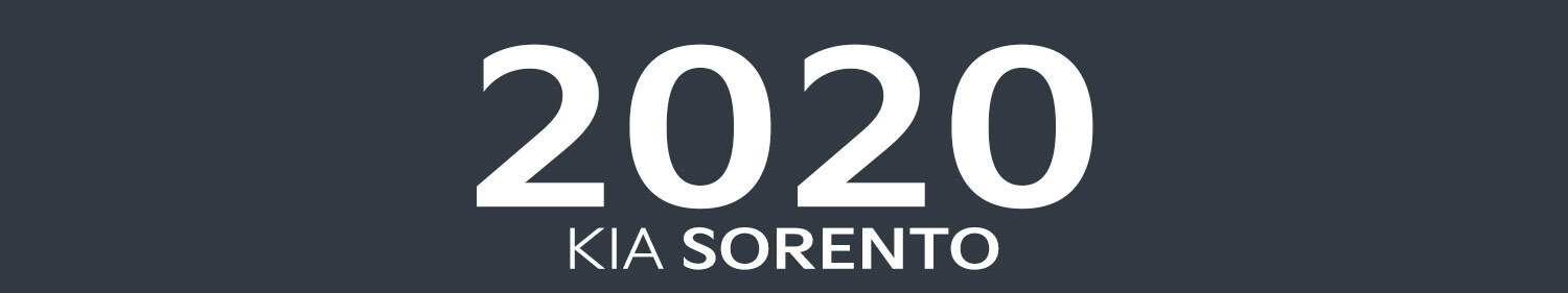 2020 Kia Sorento Crossbars & Attachments
