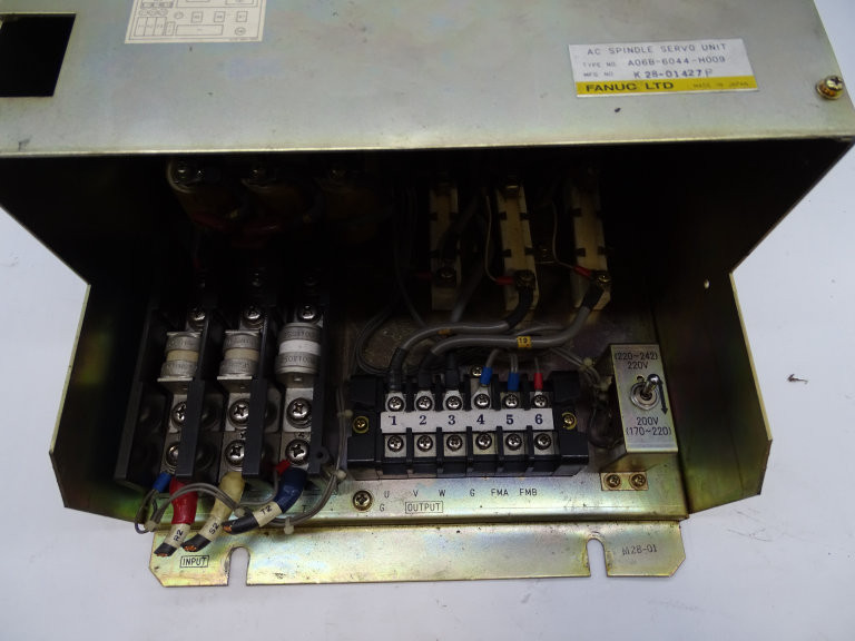 Fanuc A06B-6044-H009 Spindle Servo Unit