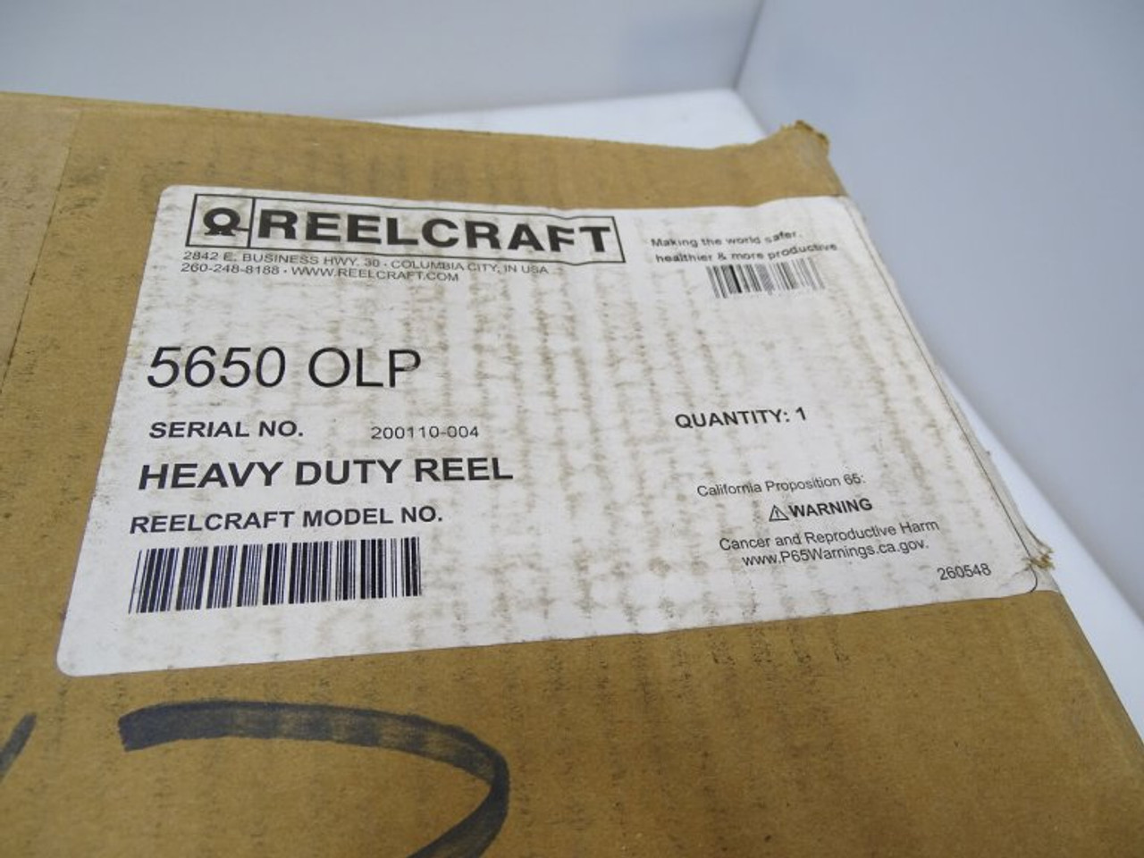 Reelcraft 5650 OLP Heavy Duty Reel