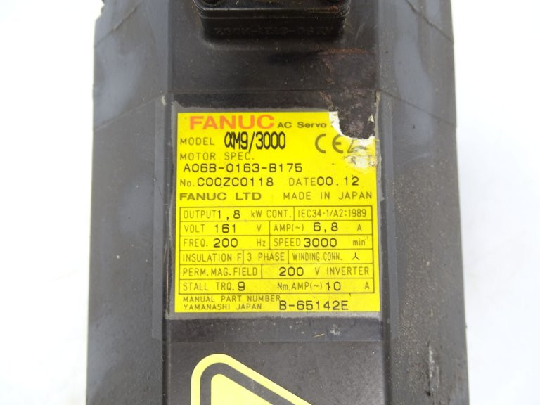 Fanuc 0M9/3000 AC Servo Motor
